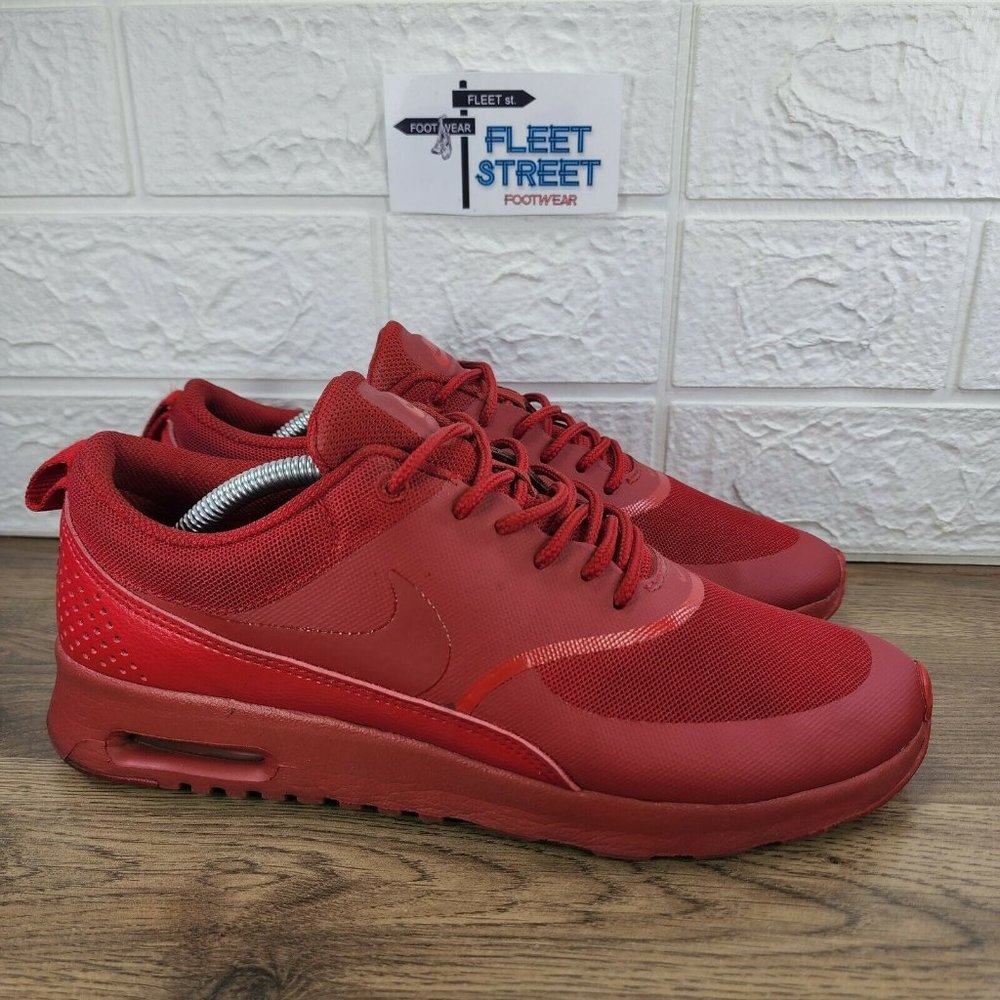 Nike Air Max Thea Triple Red Women's Running Athletic Sneakers Size 9